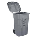 Jantex 120Ltr Wheelie Bin with Foot Pedal Grey HC923