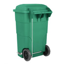 Jantex 120Ltr Wheelie Bin with Foot Pedal Green HC924