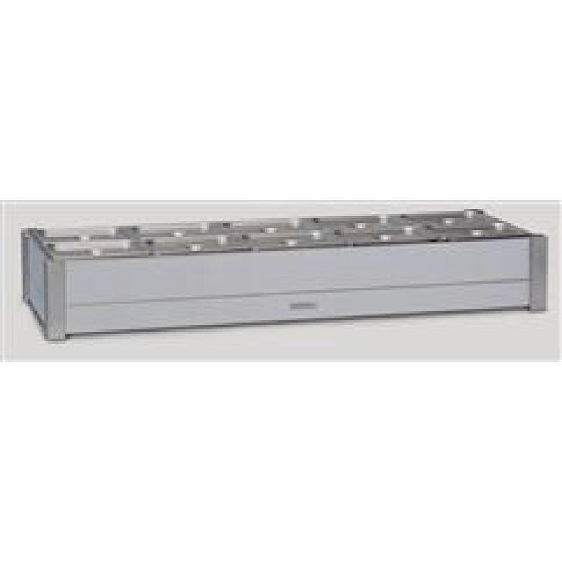 Roband Hot Bain-Marie BM23A fits 2 row x 3 1/2 size pans 6x 1/2 size 100mm pans & lids included HJ521