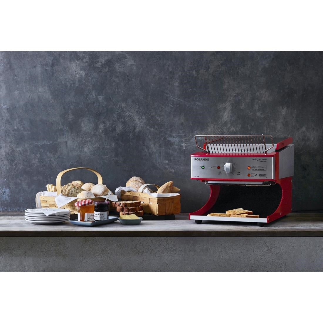 Roband Sycloid Toaster ST350AR 10amp in Red HK664