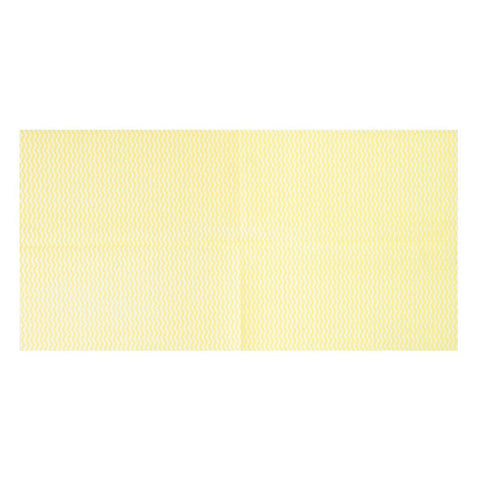 Jantex Non-Woven Cloths Yellow (Pack of 50) HS595