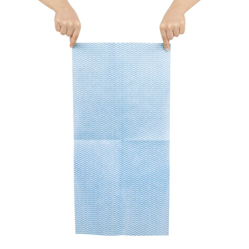 Jantex Non-Woven Cloths Blue (50 Pack) HS597