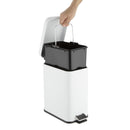 Jantex Slim Washroom Bin White 5Ltr HT475