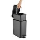 Jantex Slim Washroom Bin Black 5Ltr HT476