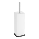 Jantex Square Toilet Brush and Holder - White HT477