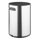Jantex Round Brushed Steel Pedal Bin 6Ltr HT479