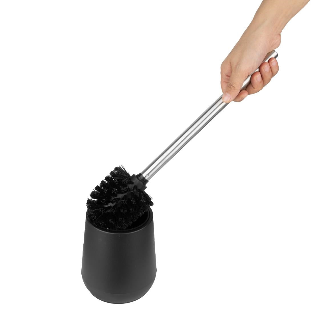 Jantex Toilet Brush and Holder Black HT481