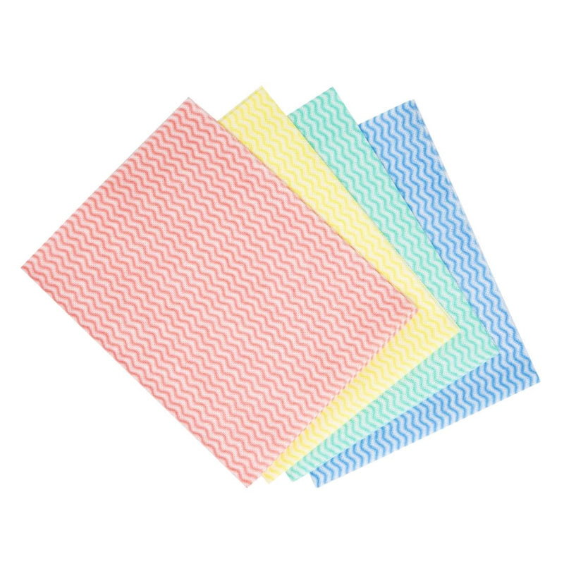 Jantex Heavy Duty Non-Woven Cloths Green (Pack of 25) HT491