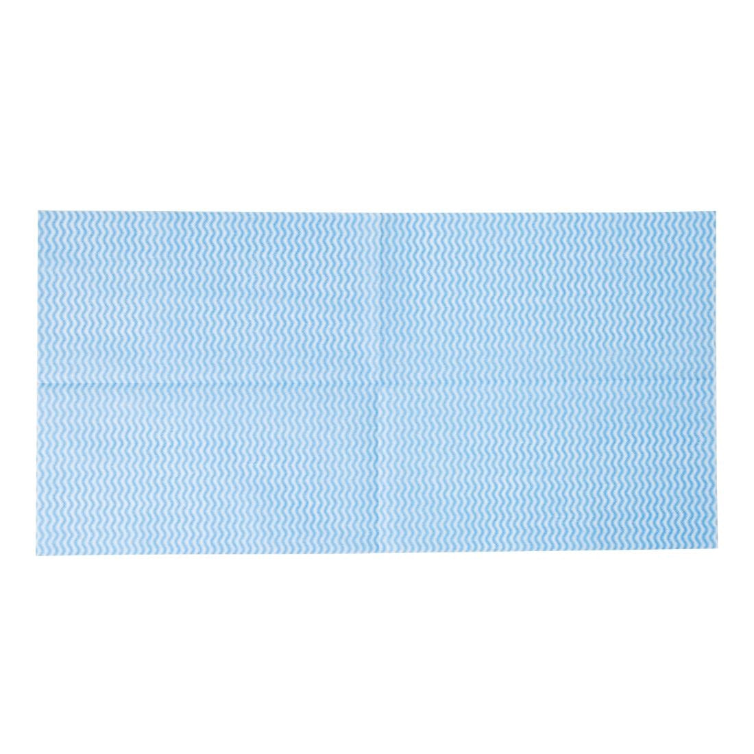 Jantex Washroom Cleaning Cloth Blue (Pack of 50) HT493