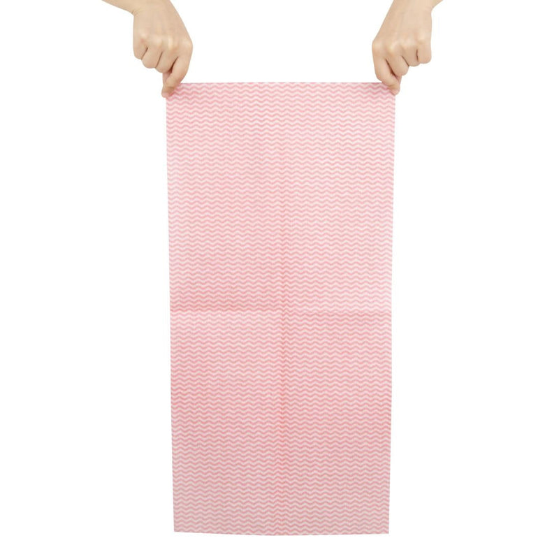 Jantex Washroom Cleaning Cloth Red (pack 50) HT494