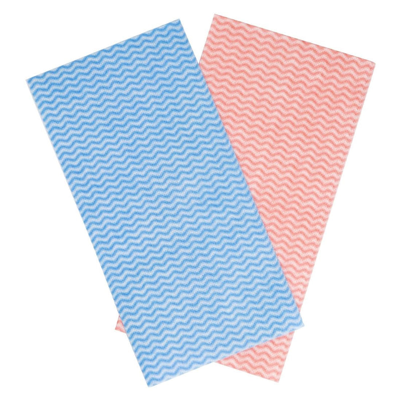 Jantex Washroom Cleaning Cloth Red (pack 50) HT494