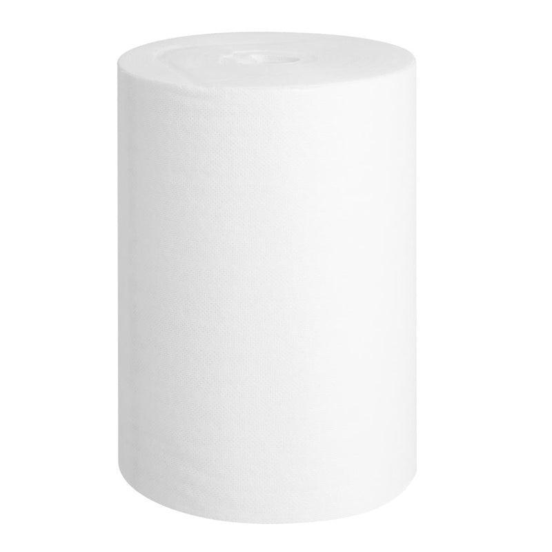 Jantex Green Compostable Cleaning Cloth White (Pack of 200) HT496