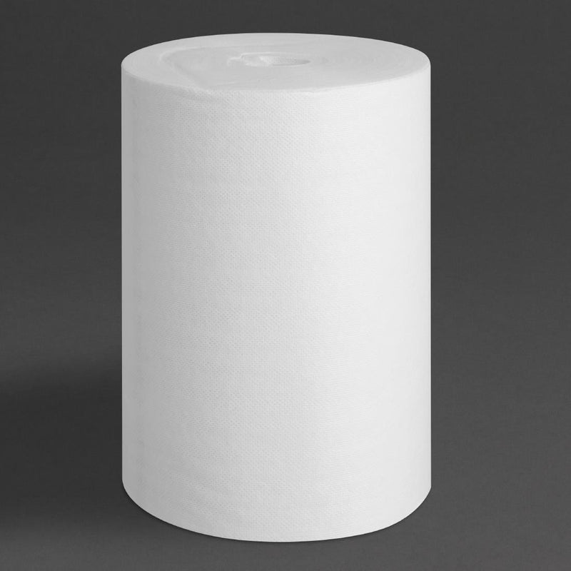 Jantex Green Compostable Cleaning Cloth White (Pack of 200) HT496