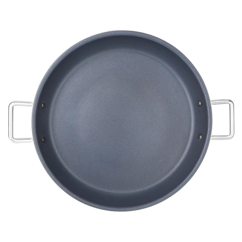 Vogue Aluminium Non-stick Teflon Platinum Plus Paella Pan 35cm HT990