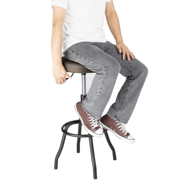 Bolero Brooklyn PU High Bar Stool - Mocha HW291