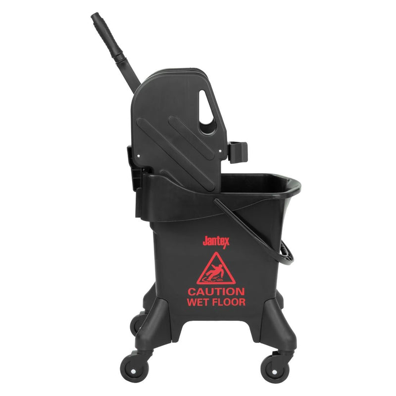 Jantex 21Ltr Tall Mop Bucket and Wringer - Red Print HW636
