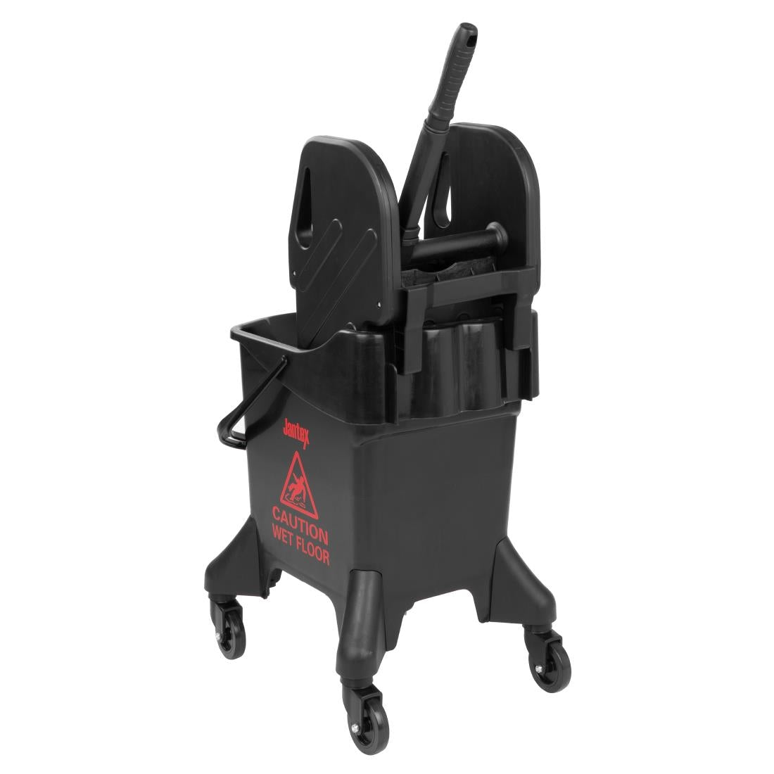 Jantex 21Ltr Tall Mop Bucket and Wringer - Red Print HW636