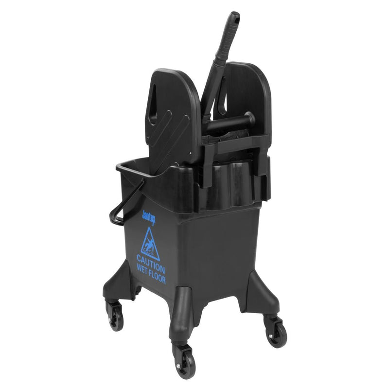 Jantex 21Ltr Tall Mop Bucket and Wringer - Blue Print HW639