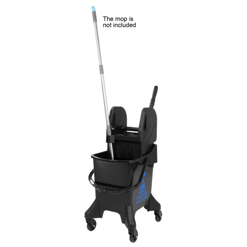 Jantex 21Ltr Tall Mop Bucket and Wringer - Blue Print HW639