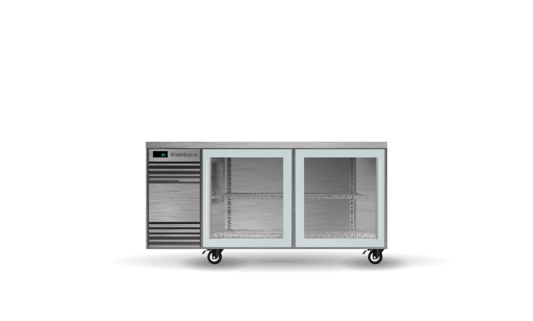 Skope Skope BackBar 2 Glass Sliding Door CounterLine Fridge 345L - CL.2.GSL