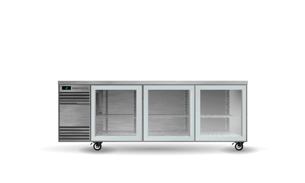 Skope Skope BackBar 3 Glass Sliding Door CounterLine Fridge 533L - CL.3.GSL