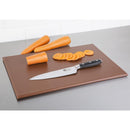 Hygiplas High Density Chopping Board Brown - 450x300x12mm J004