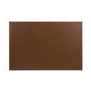 Hygiplas High Density Chopping Board Brown - 450x300x12mm J004