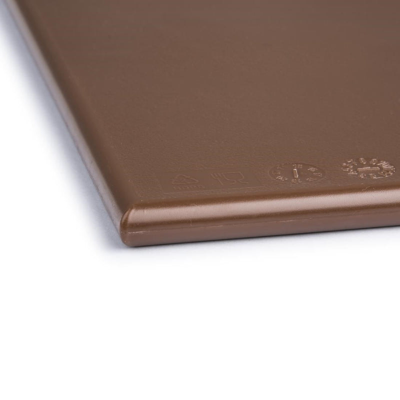 Hygiplas High Density Chopping Board Brown - 450x300x12mm J004