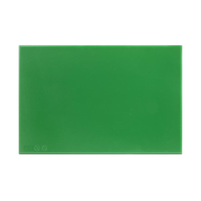 Hygiplas High Density Chopping Board Green - 450x300x12mm J012
