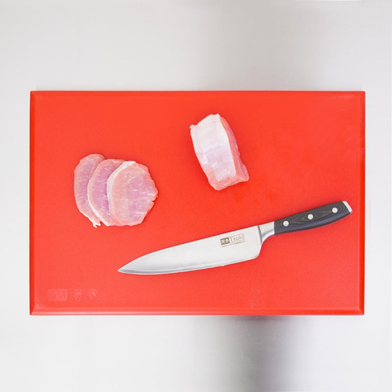 Hygiplas Extra Thick High Density Chopping Board Red - 450x300x20mm J034