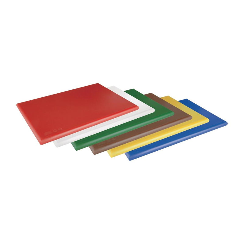 Hygiplas Extra Thick High Density Chopping Board Brown - 450x300x20mm J035