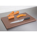 Hygiplas Extra Thick High Density Chopping Board Brown - 450x300x20mm J035