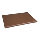 Hygiplas Extra Thick High Density Chopping Board Brown - 450x300x20mm J035