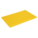 Hygiplas Extra Thick High Density Chopping Board Yellow - 450x300x20mm J039