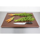 Hygiplas Extra Thick High Density Chopping Board Brown - 600x450x25mm J041