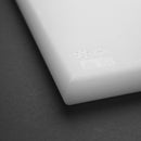 Hygiplas Extra Thick High Density Chopping Board White - 600x450x25mm J044
