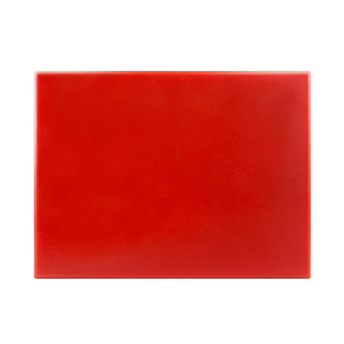 Hygiplas Extra Thick High Density Chopping Board Red - 600x450x25mm J047