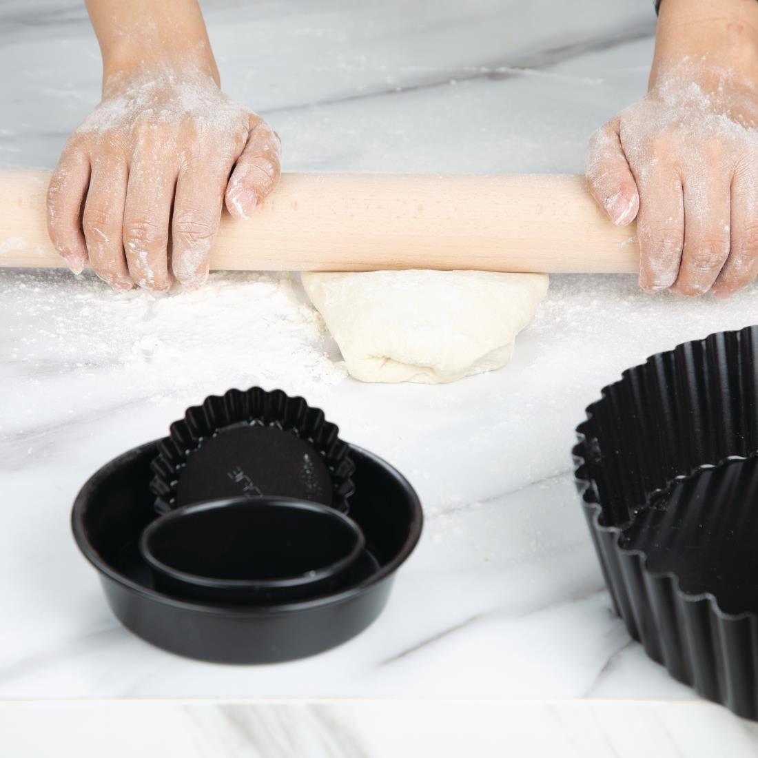 Vogue Wooden Rolling Pin 457mm J102