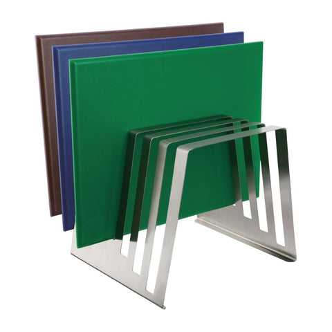 Hygiplas Tiered 6 slot Chopping Board Rack J251