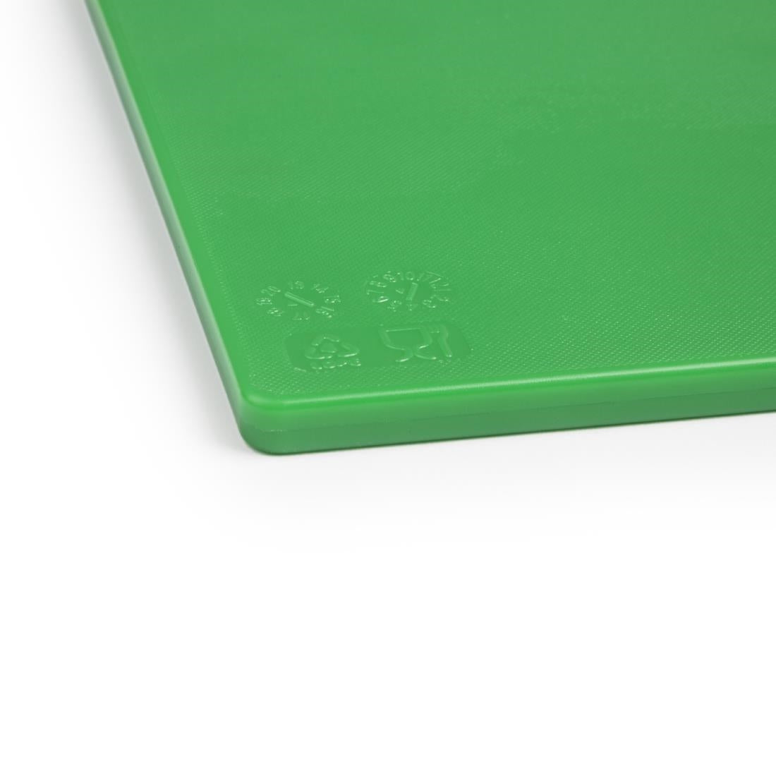 Hygiplas Low Density Chopping Board Green - 450x300x10mm J253
