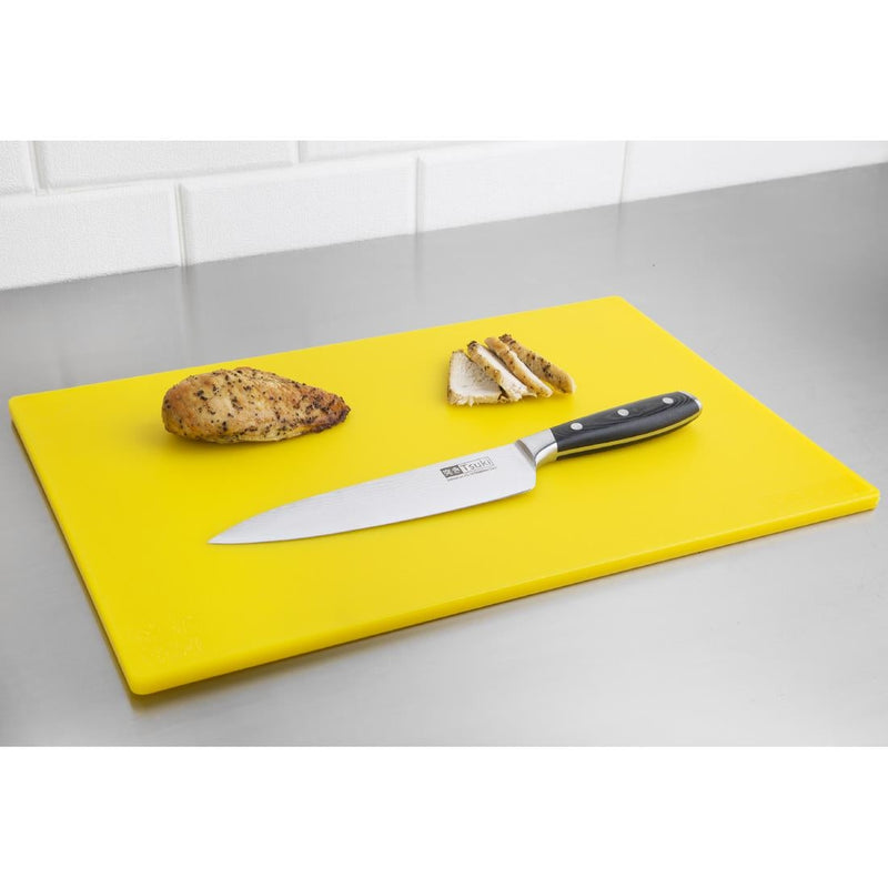 Hygiplas Low Density Chopping Board Yellow - 450x300x10mm J254