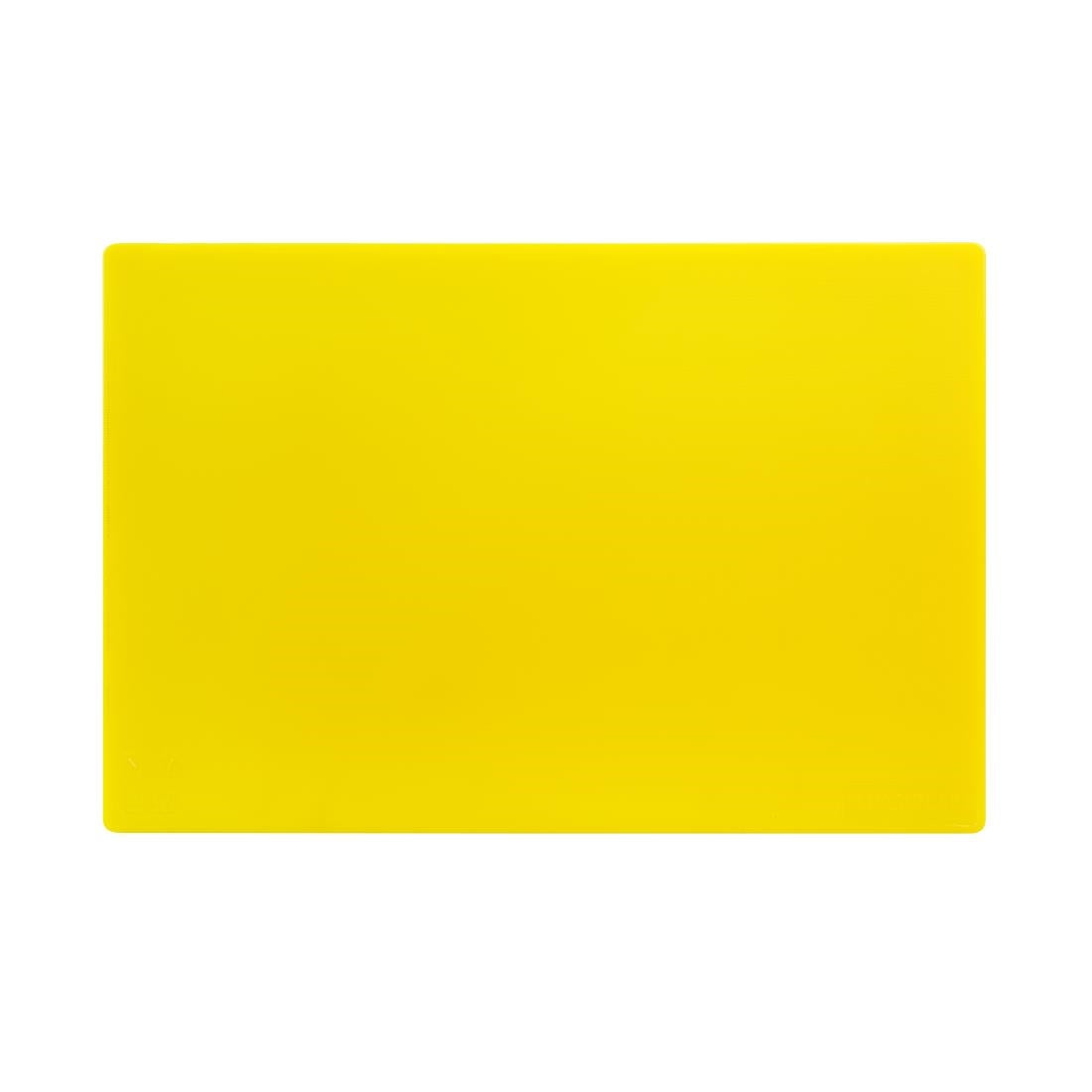 Hygiplas Low Density Chopping Board Yellow - 450x300x10mm J254