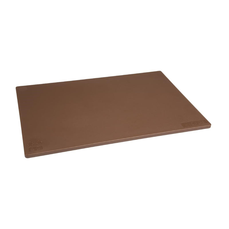 Hygiplas Low Density Chopping Board Brown - 450x300x10mm J256
