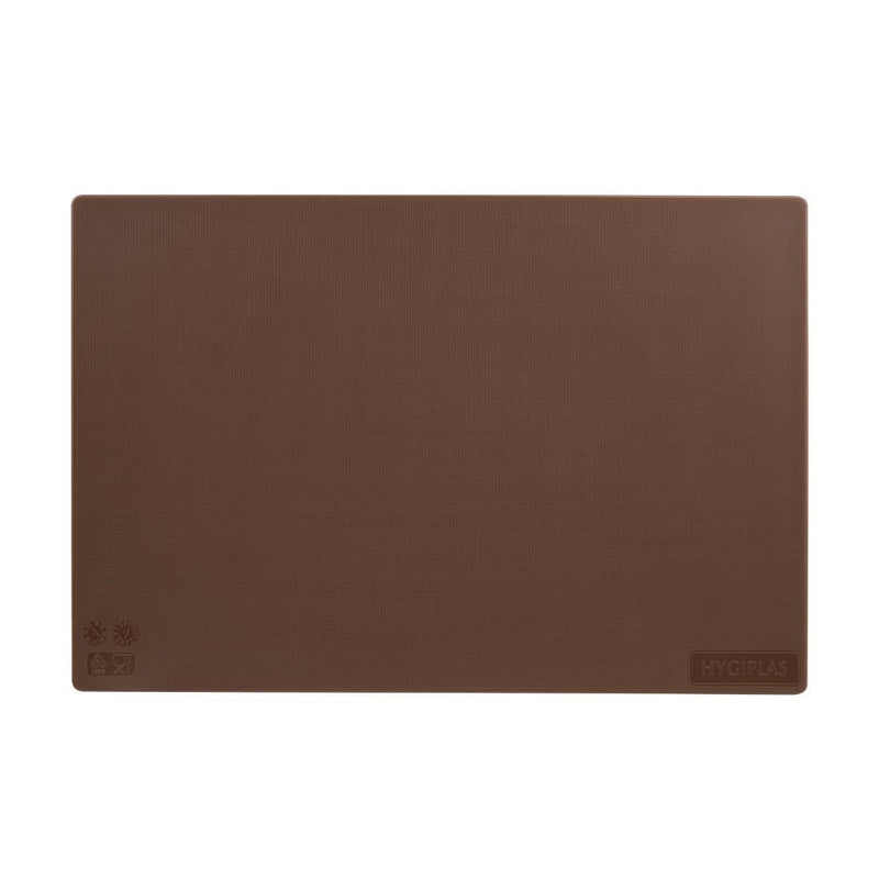 Hygiplas Low Density Chopping Board Brown - 450x300x10mm J256