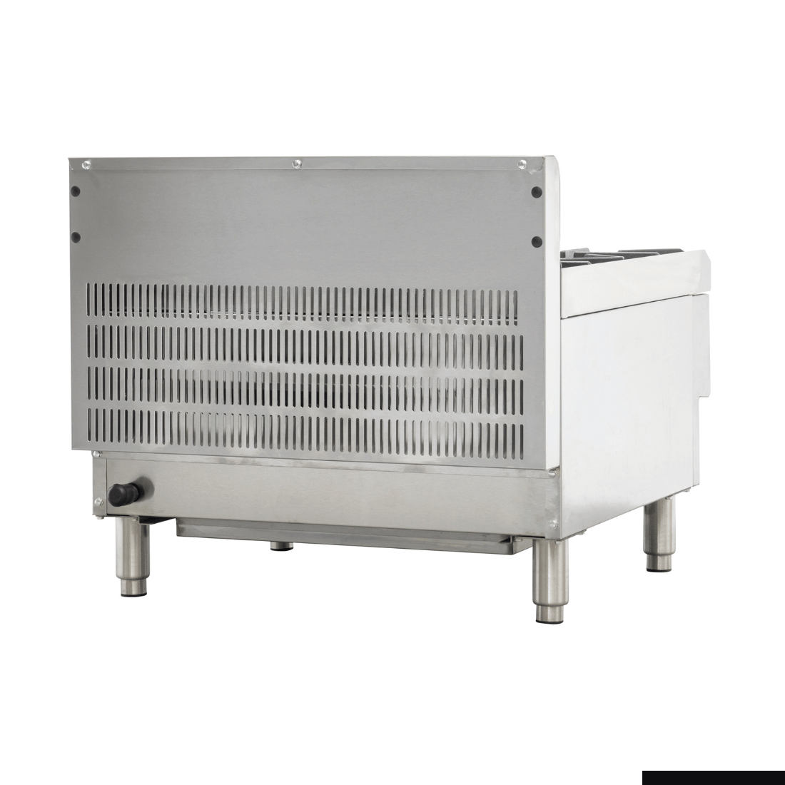 GASMAX Benchtop LPG 4 Burner Cooktop w/ Splashback - JUS-TR-4BLPG