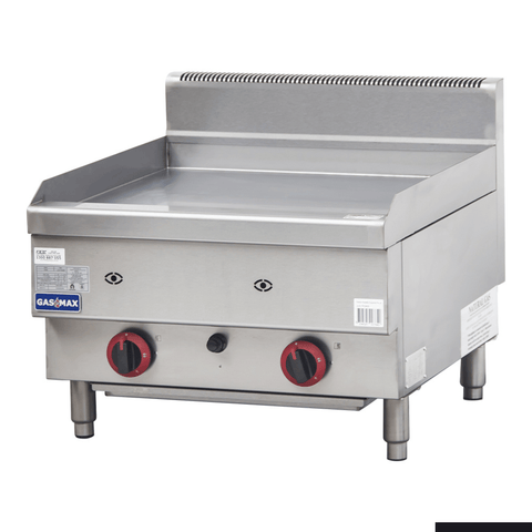 GasMAX Benchtop 2 Burner Griddle 600MM JUS-TRG60E