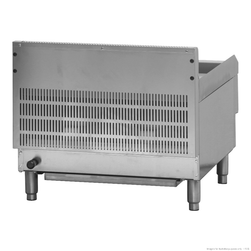 Gasmax Benchtop 2 Bunner Griddle 600mm - JUS-TRG60ELPG