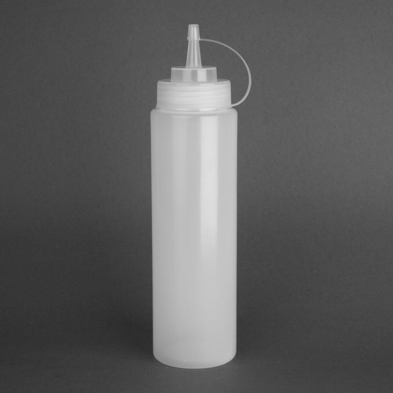 Vogue Clear Squeeze Sauce Bottle 681ml K163