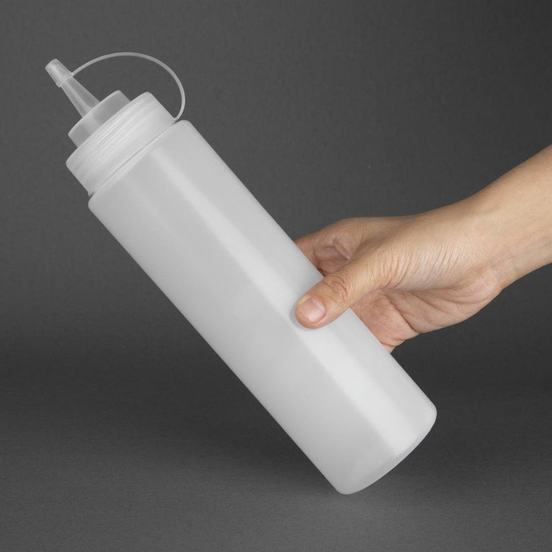 Vogue Clear Squeeze Sauce Bottle 681ml K163