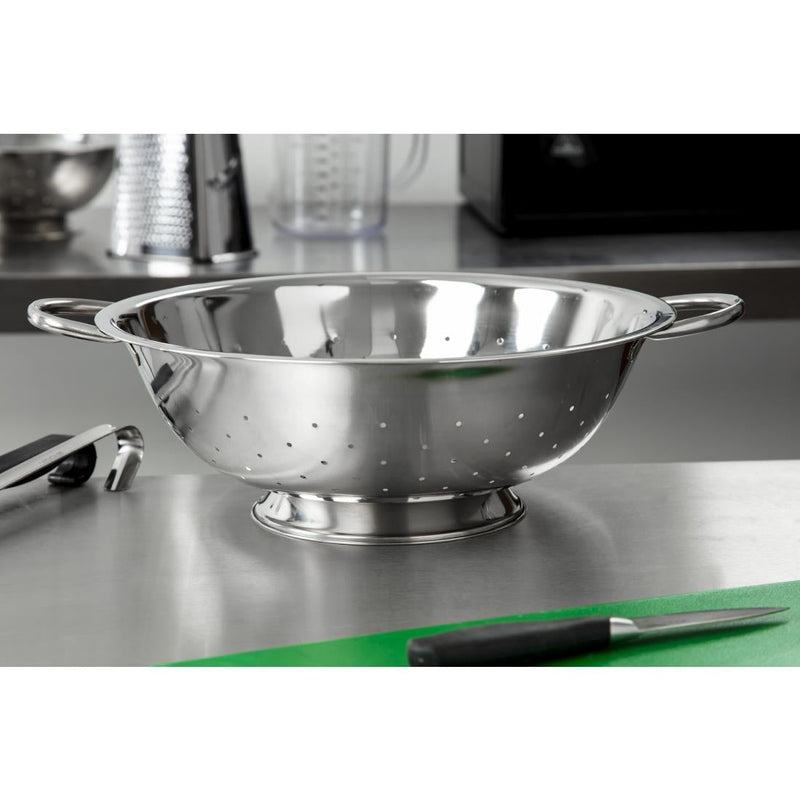 Vogue Stainless Steel Colander 305mm K348